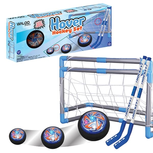 slide 2 of 4, Waloo Sports Hover Hockey Set