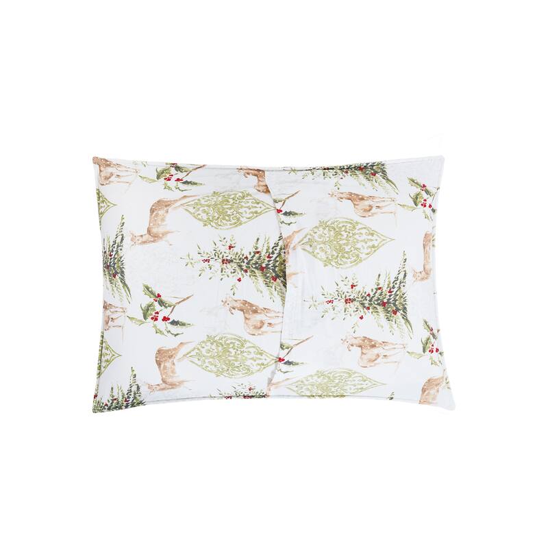 Winter Trails Cotton Quilt Set - Reversible and Machine Washable