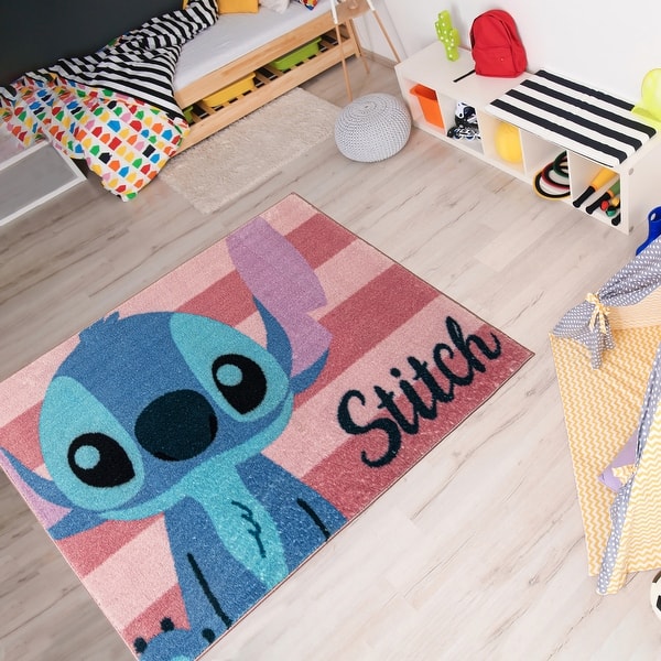 slide 2 of 6, Licensed Disney Lilo and Stitch "Stitch" Youth Area Rug