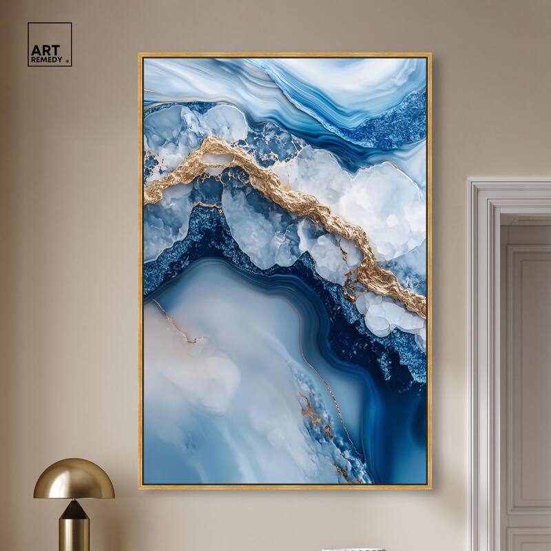 Molten Topaz II Canvas by Art Remedy