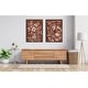 preview thumbnail 4 of 9, Kate and Laurel Sylvie Beaded Botanical Harmony I and II Framed Canvas Art Set by Nikita Jariwala