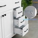 preview thumbnail 91 of 143, Modern Bathroom Vanity with Sink & Faucet Storage Cabinet Set