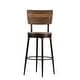 preview thumbnail 37 of 37, Hillsdale Furniture Jennings Wood and Metal Swivel Stool