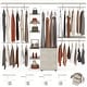 preview thumbnail 40 of 38, 96'' Wide Heavy-duty Closet Organizer, Walk-in Closet System with Drawers and Tower Kit