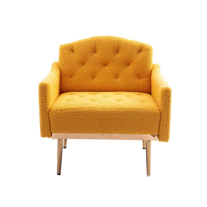 Tufted Decorative Fabric Armchair