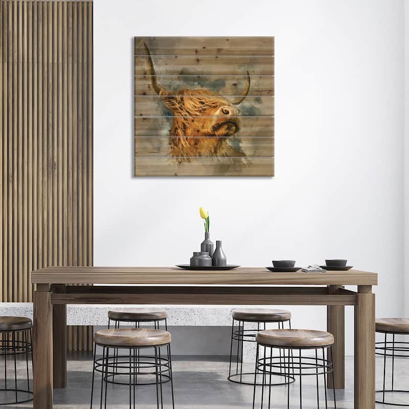 Magnificence II Print On Wood by Mark Gemmell - Multi-Color