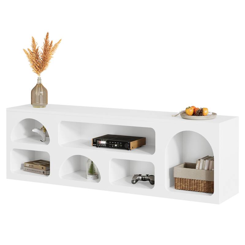 Modern TV Stand, 63'' TV Console Table for 55/60/65/70 Inch TVs