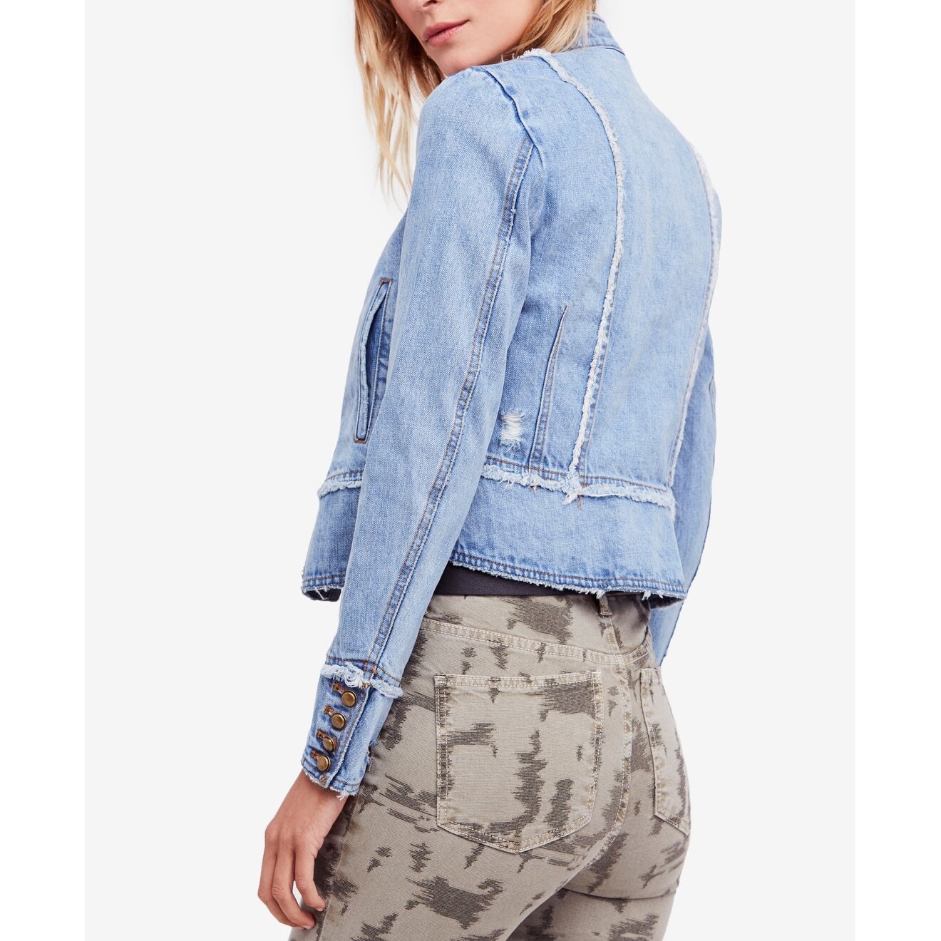 free people ferry denim jacket
