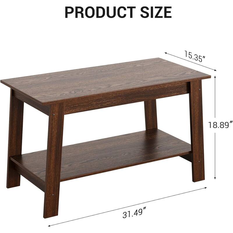 Coffee Table, 31.49'' Small Living Room Tables