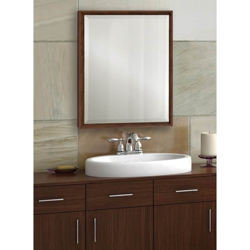 Kate and Laurel Calter Glam Framed Wall Mirror