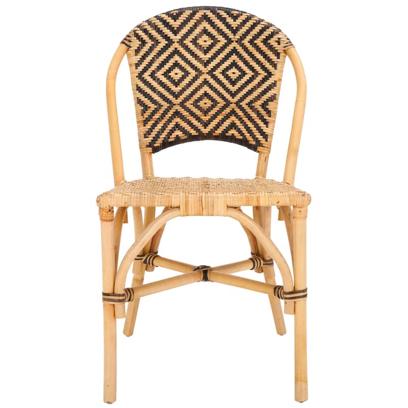 SAFAVIEH Callidora Rattan Bistro Dining Chair - 19"W x 24"D x 34"H