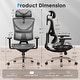 preview thumbnail 17 of 21, CabeVibe Ergonomic Home Office Desk Chair Breathable Mesh Chair Task Computer Chair - OdinLake