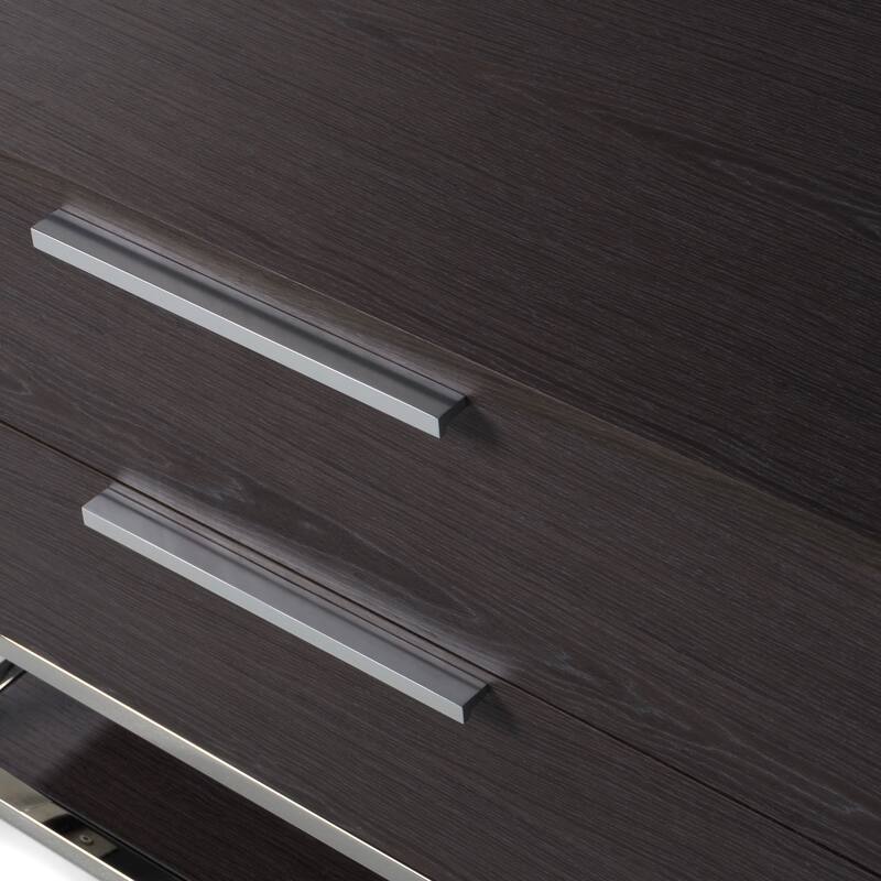 Modrest Helenora Modern Grey Elm Nightstand