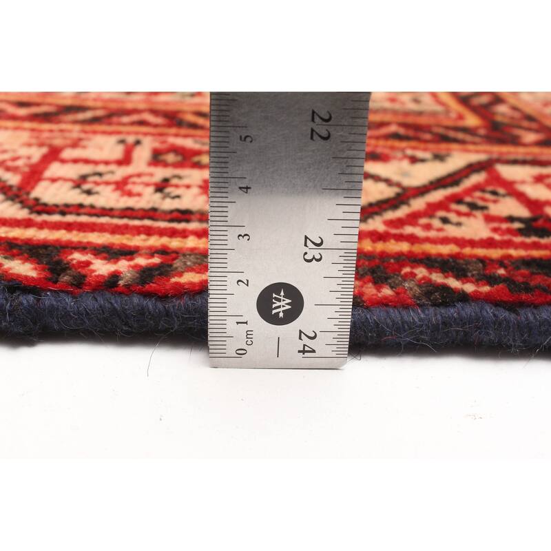 ECARPETGALLERY Hand-knotted Andelz Red Wool Rug - 4'2 x 6'4