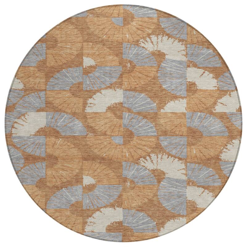 Machine Washable Indoor/ Outdoor Modern Jay Chantille Rug