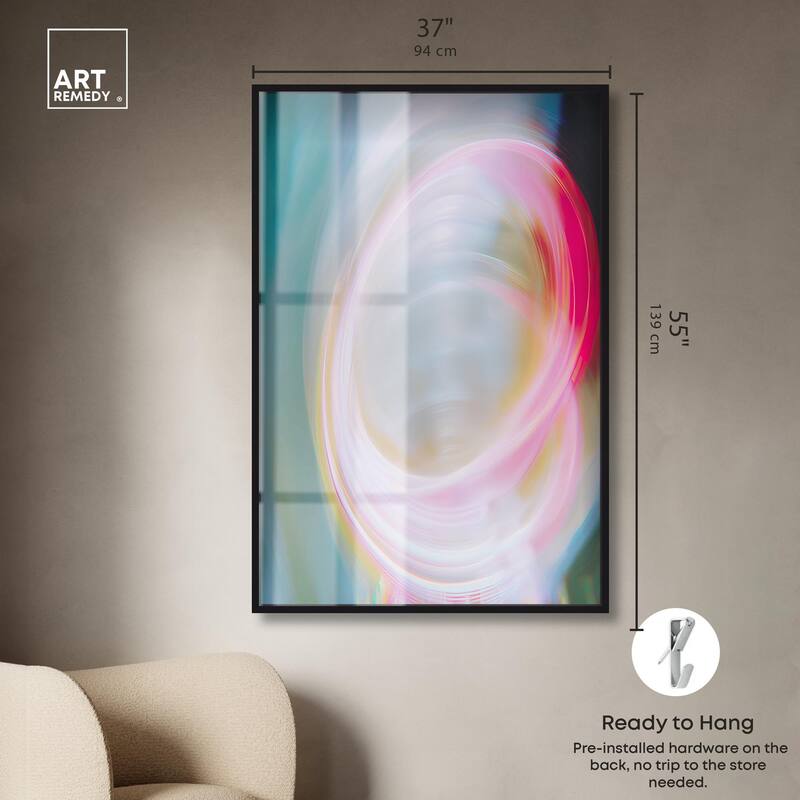 Swirling Light III Shadowbox by Art Remedy