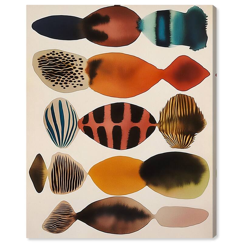 Biomorphs II Canvas by Art Remedy, Gallery Wrapped - 30" x 36"