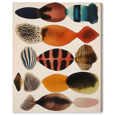 Biomorphs II Canvas by Art Remedy, Gallery Wrapped