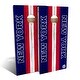 preview thumbnail 8 of 7, New York Football Outdoor Cornhole Board Set Backyard 2x4 - Include ALL Accessories