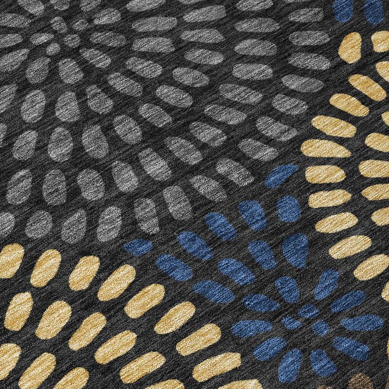 Machine Washable Indoor/ Outdoor Casual Ric Chantille Rug