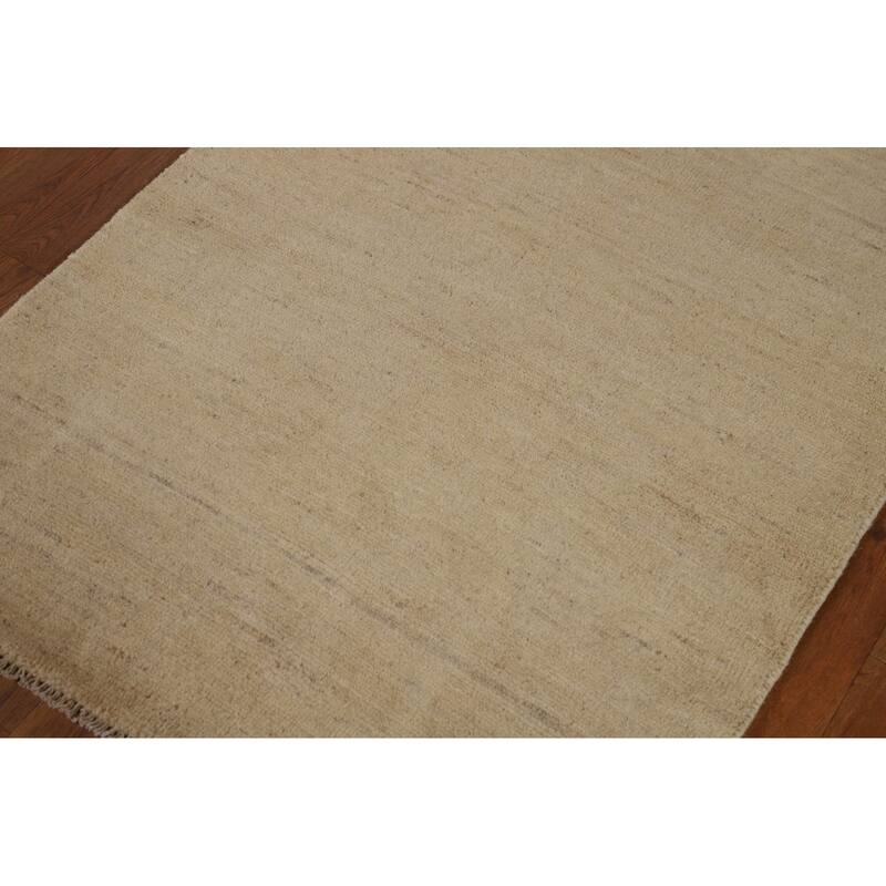 Gabbeh Contemporary / Modern Runner Rug Handmade Wool Carpet - 2'11"x 10'1"