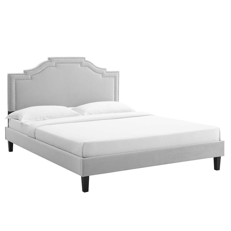 Adelaide Performance Velvet King Platform Bed