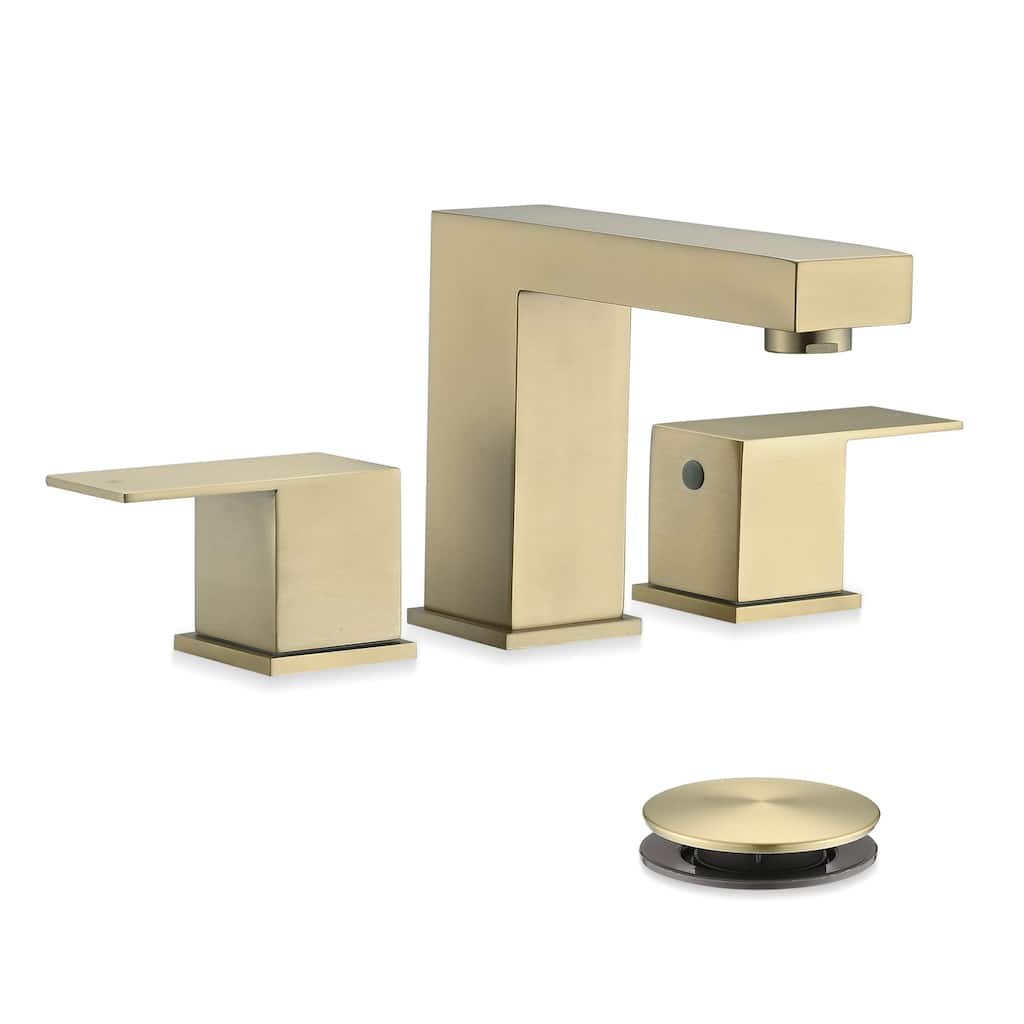 Bathroom Faucet 3 Hole, 8 Inch Widespread Bathroom Sink Faucet