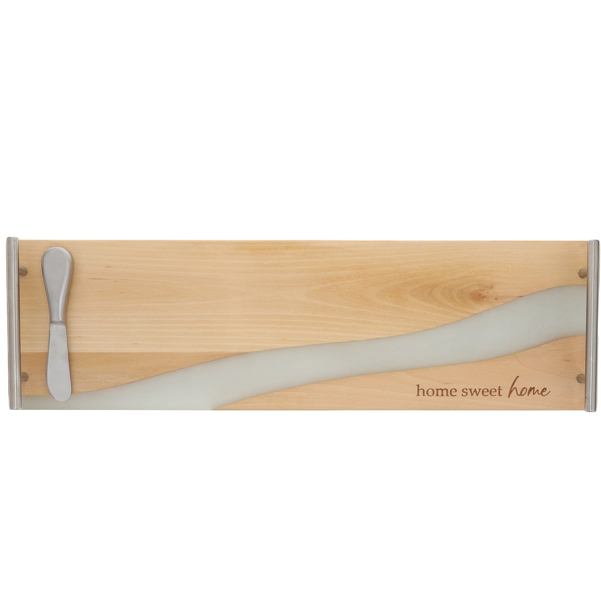 Pavilion Home Sweet Home Wood & Resin Serving Board Set - 21"