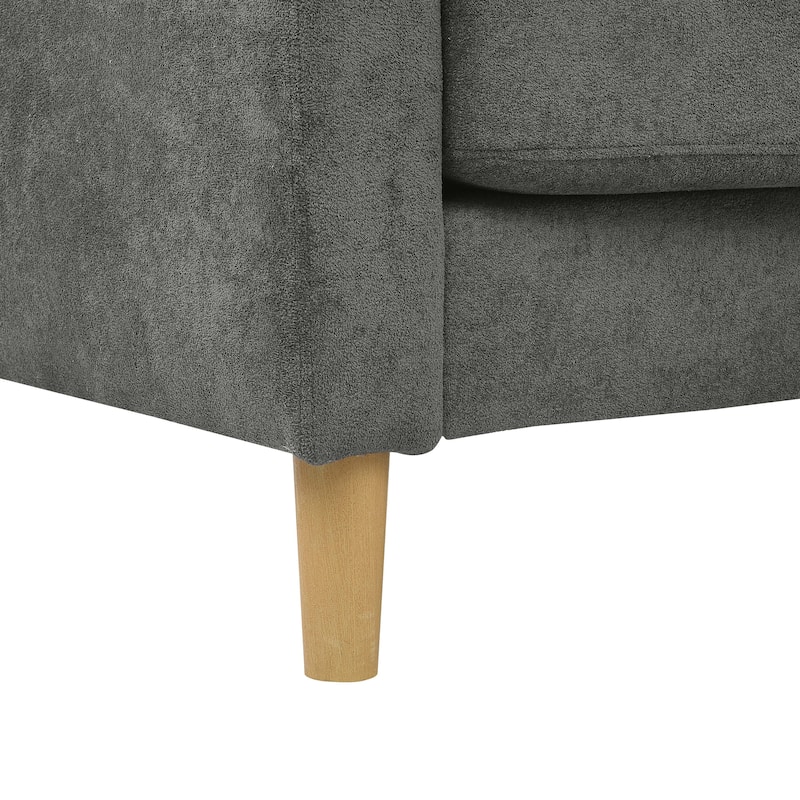 Minimalist Upholstered Sofa - 2 Seats - 30.5" D x 66" W x 35" H