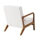 preview thumbnail 127 of 141, 25" W Mid Century Upholstered Wood Accent Chair with Pillow set of 2