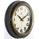 preview thumbnail 4 of 5, 10" Forecaster Wall Clock - 10 x 2 x 10
