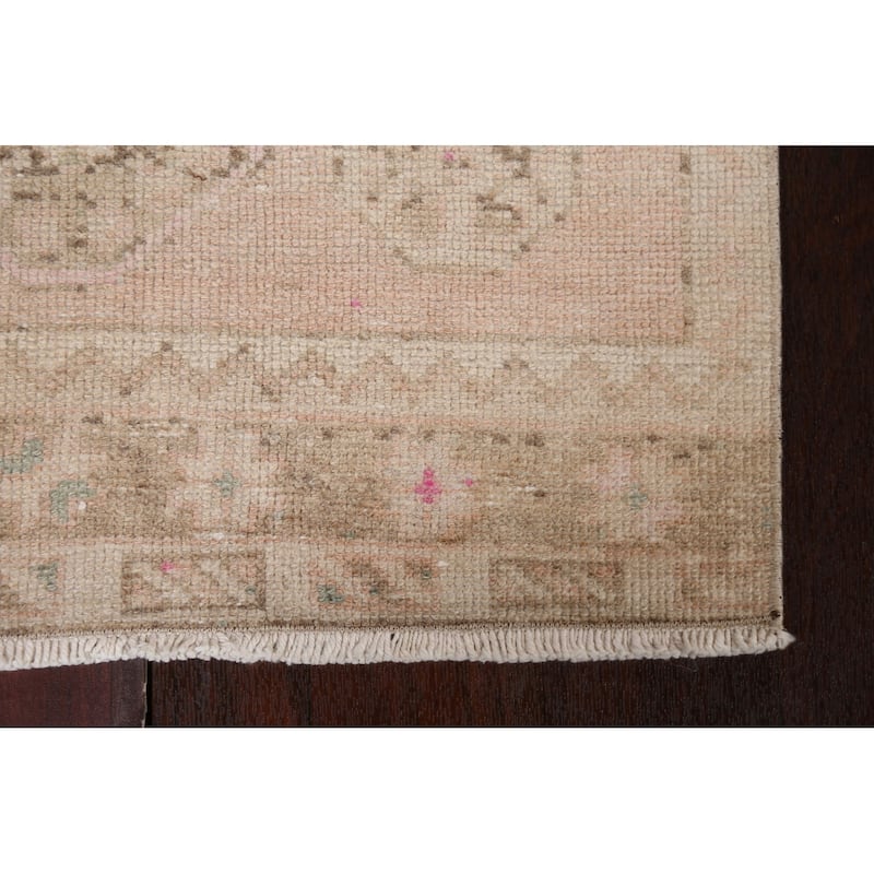 Antique Look Anatolian Turkish Staircase Runner Rug Wool Hand-knotted - 2'7" x 10'11"