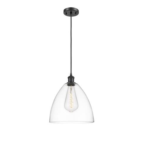 Innovations Lighting Ballston Bristol Glass 1 Light 12" Cord Hung Mini Pendant