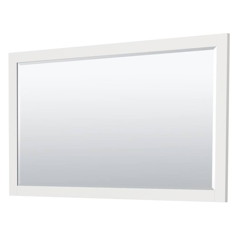 Miranda 60-inch Double Vanity, Quartz Top, 58-inch Mirror