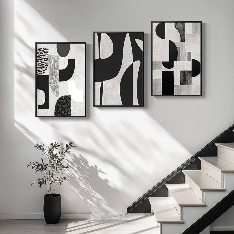 Modern Minimalist Geometric Canvas Art Work Prints Painting Decoration