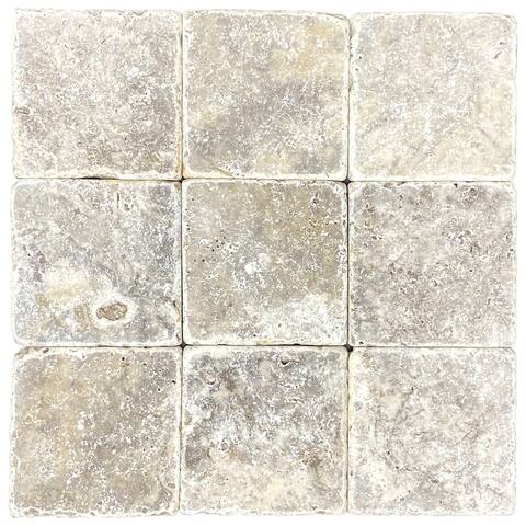 Sterling 4"x4" Tumbled Tile (1 Box/5.56 sqft)