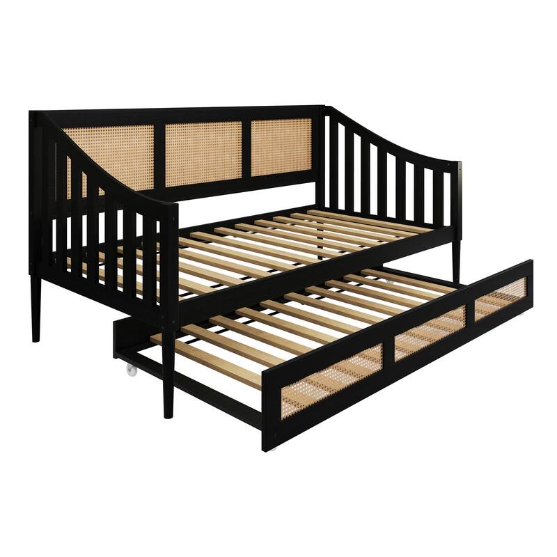 CraftPorch Modern Twin Daybed with Trundle