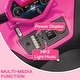 preview thumbnail 7 of 16, Qaba 12V Kids ATV, Battery Powered Four Wheeler with Spring Suspension, Forward & Reverse, LED Lights, Music, MP3, Pink