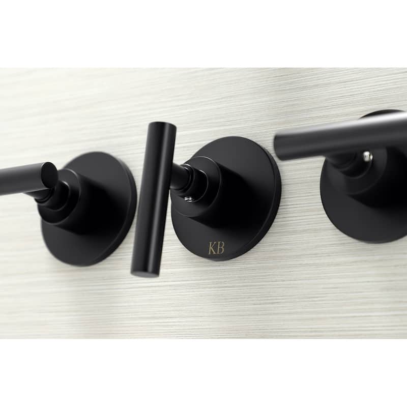 Manhattan Three-Handle Tub and Shower Faucet