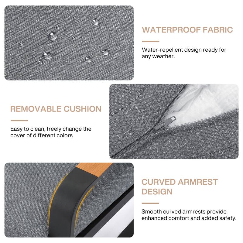 5-Piece Outdoor Patio Conversation Set