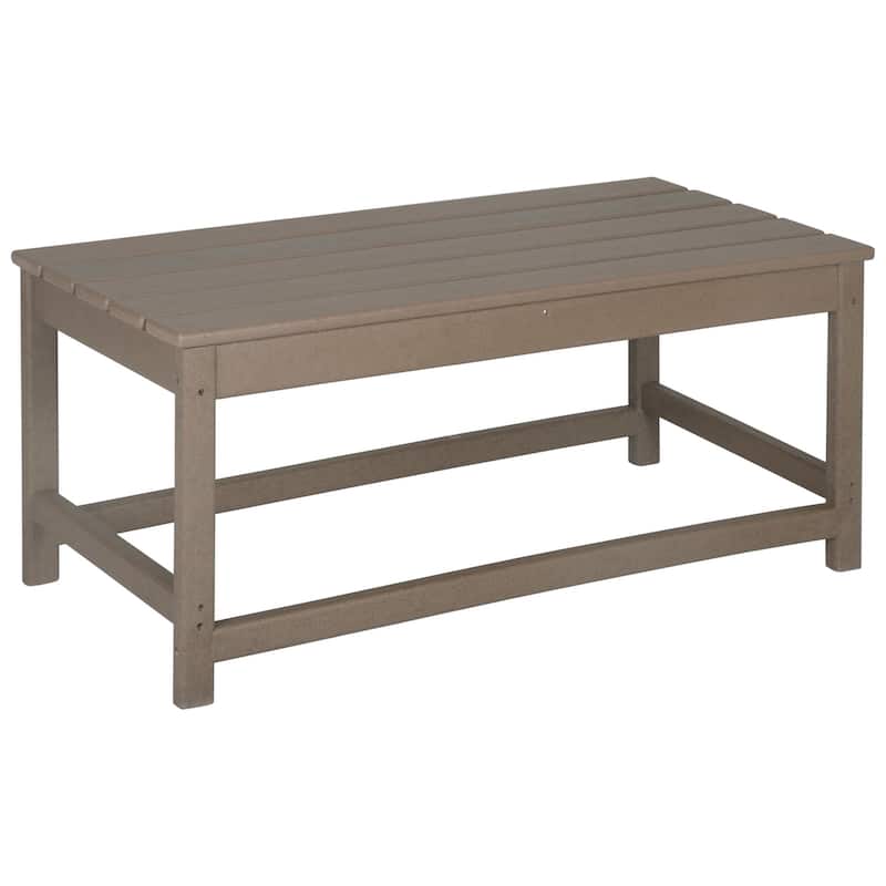 Laguna Hdpe All Weather Outdoor Patio Coffee And Side Tables (3-Piece Set)