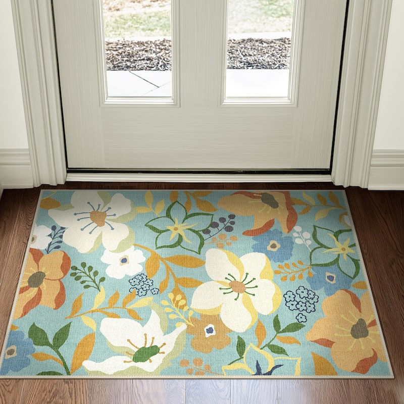 Mcow Low Pile Machine Washable Non-Slip Area Rug - 8'X10'