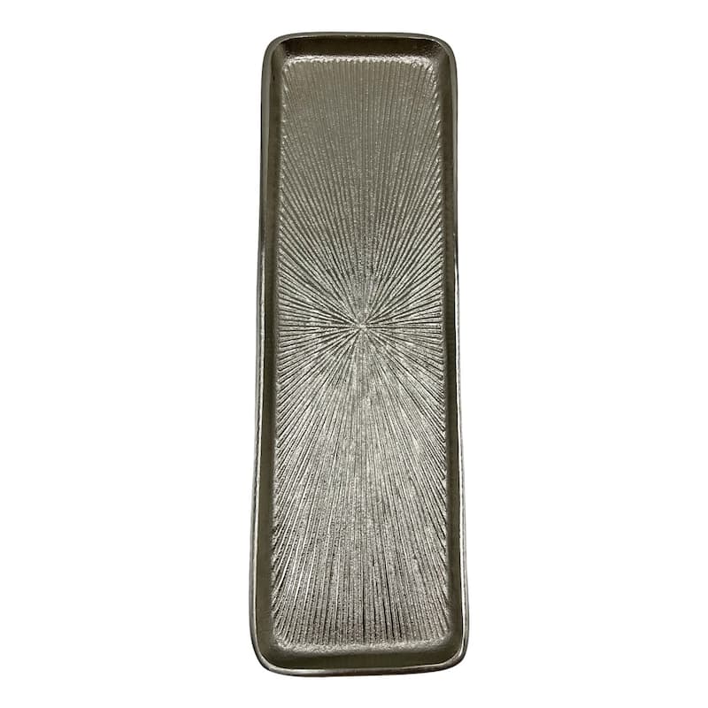 Decorative Handmade Aluminum Modern Square Tray