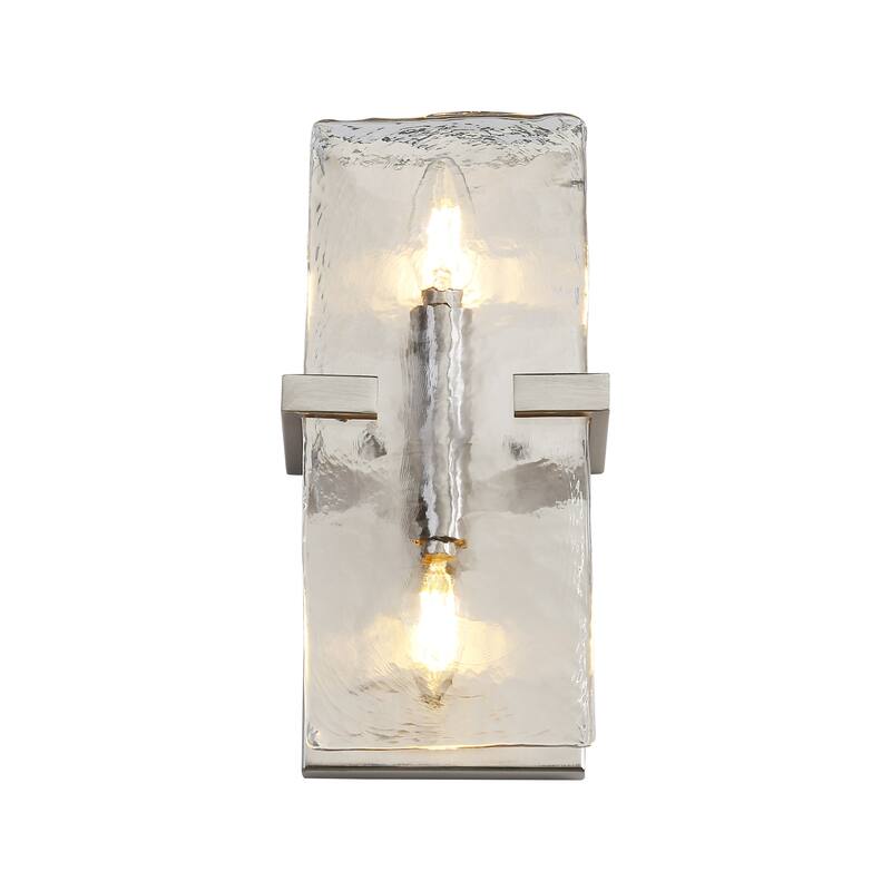 Golden Lighting Aenon 2-light Wall Sconce in Pewter
