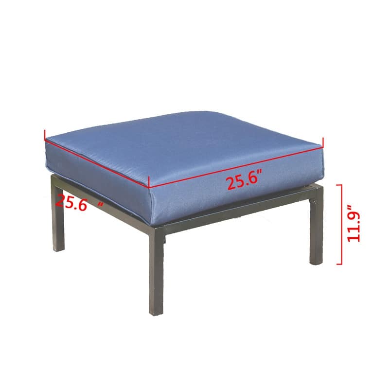 PATIO FESTIVAL 4-Piece Outdoor Sofa Seating Group with Cushions