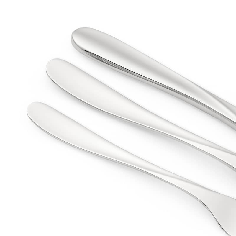 Kit Kemp for Spode Twist 20 Piece Cutlery Set Silver