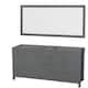 Option Dark Gray / Brushed Chrome Hardware