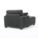 preview thumbnail 30 of 53, 41.7" W Upholstered Plush Corduroy Chaise Lounge with Pillows