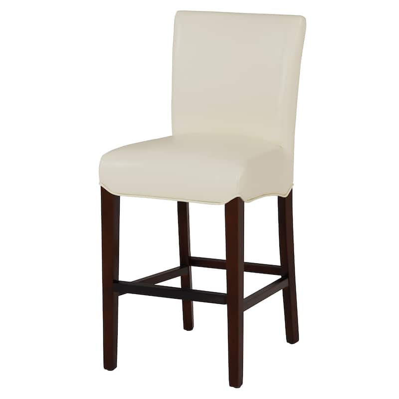 NPD Furniture Milton Bonded Leather Counter Stool - White
