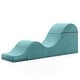 preview thumbnail 39 of 39, Avana Kami Convertible Chaise / Yoga & Massage - 2-In-1 Ottoman with Concealed Fold Out Yoga Lounge Chair, Microvelvet